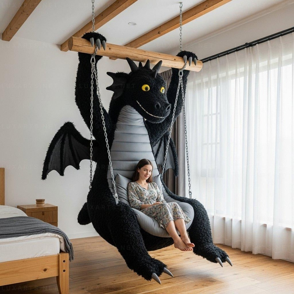 Dragon Shaped Swing Lounger