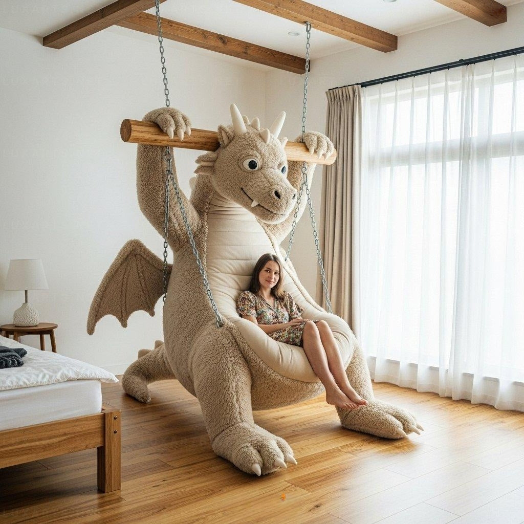 Dragon Shaped Swing Lounger