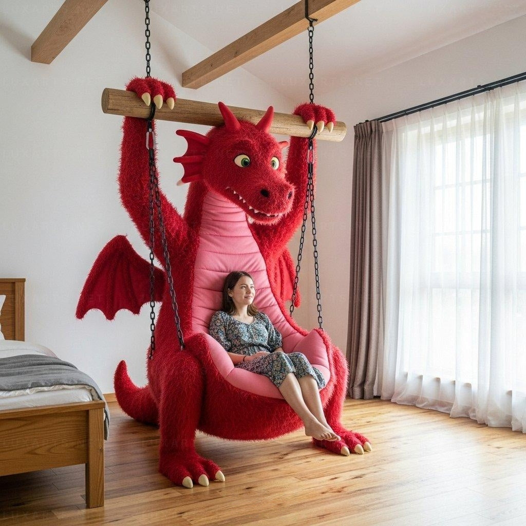 Dragon Shaped Swing Lounger