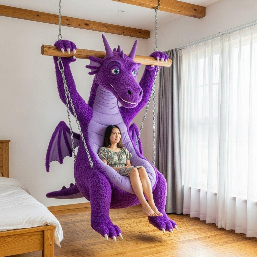 Dragon Shaped Swing Lounger