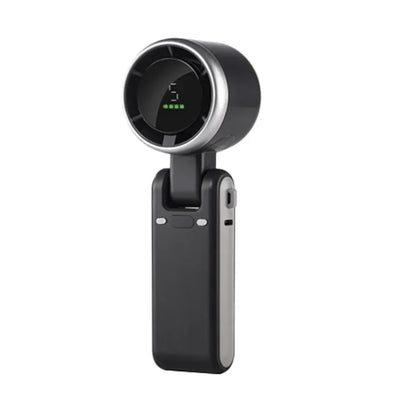 2025 New Hanging Neck Outdoor 180 Degree Folding Desktop Mini Fan Hand-held Folding High-speed Powerful Turbo Fan