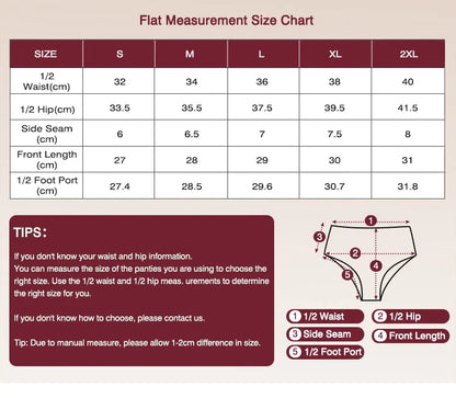 Menstrual Panties Women Leak proof Menstrual Period Underwear Ice Silk Menstruation Panties Menstrual Cycle Absorbent Underwear